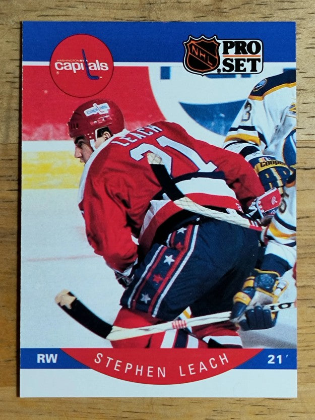 1990-91 Pro Set #315 Stephen Leach