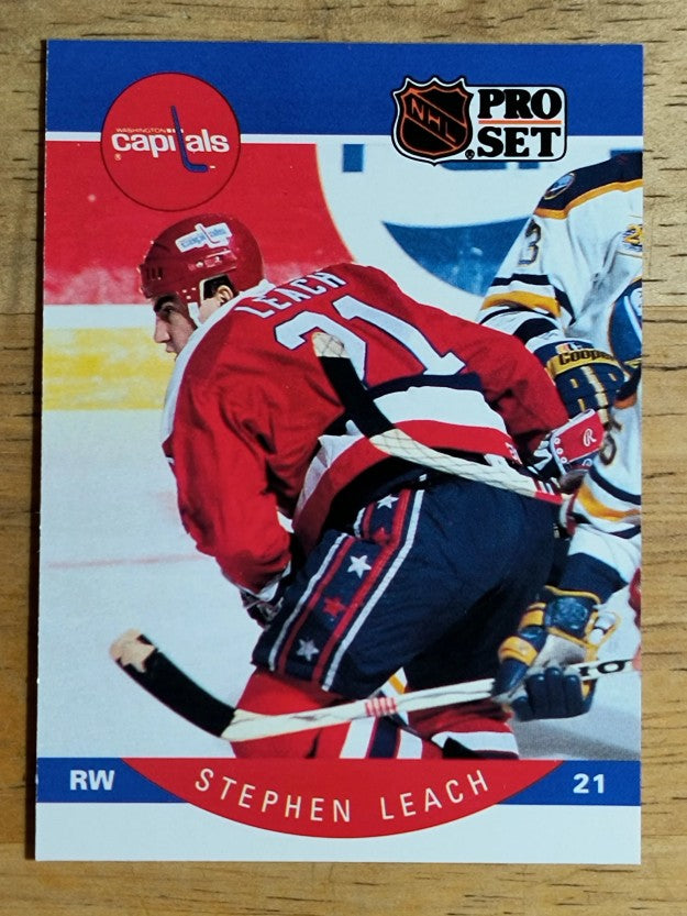 1990-91 Pro Set #315 Stephen Leach