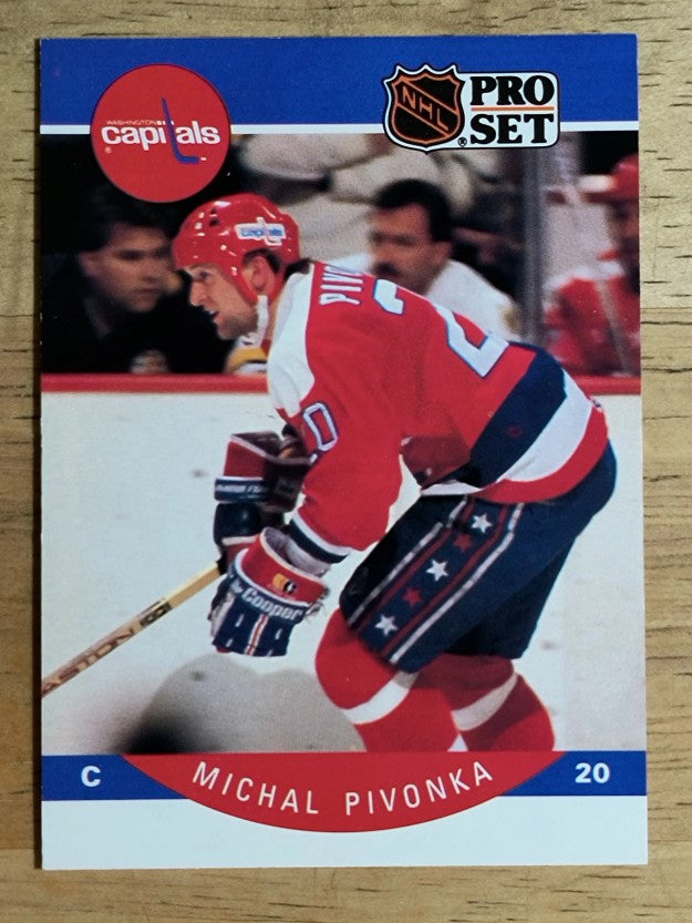 1990-91 Pro Set #319 Michal Pivonka RC