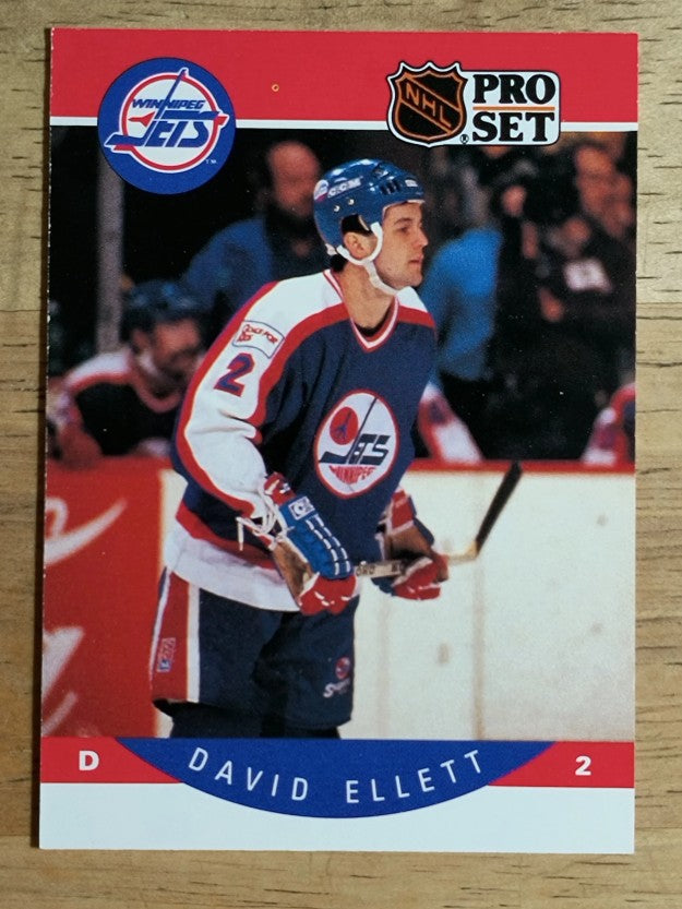 1990-91 Pro Set #326 Dave Ellett