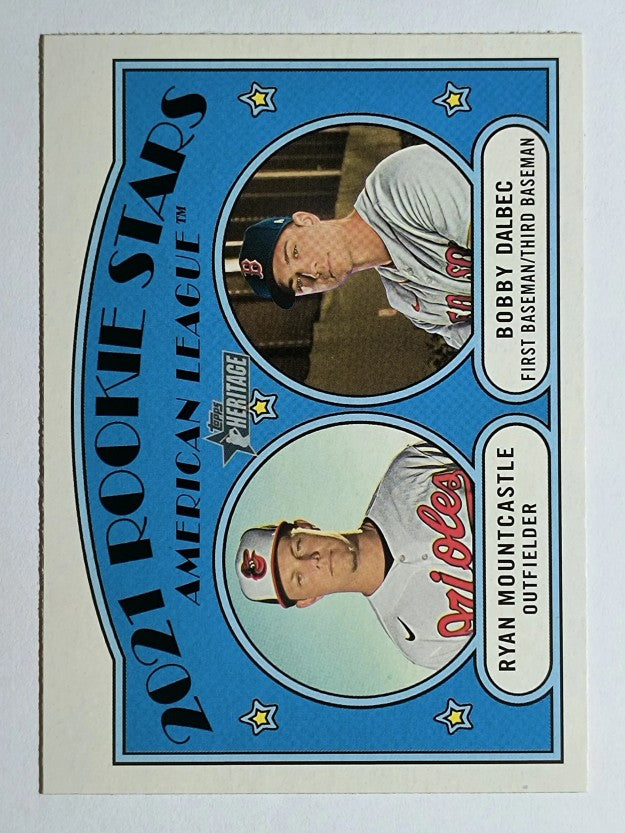 2021 Topps Heritage #185 Ryan Mountcastle RC/Bobby Dalbec RC