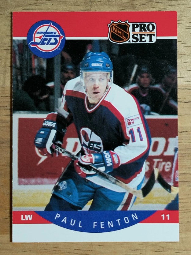 1990-91 Pro Set #329 Paul Fenton