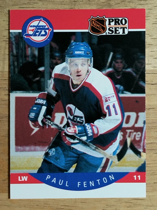 1990-91 Pro Set #329 Paul Fenton