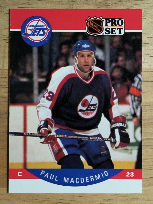 1990-91 Pro Set #331 Paul MacDermid