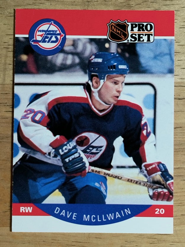 1990-91 Pro Set #333 Dave McLlwain