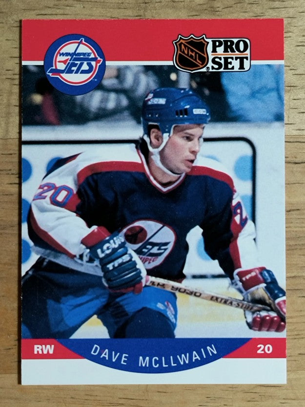 1990-91 Pro Set #333 Dave McLlwain