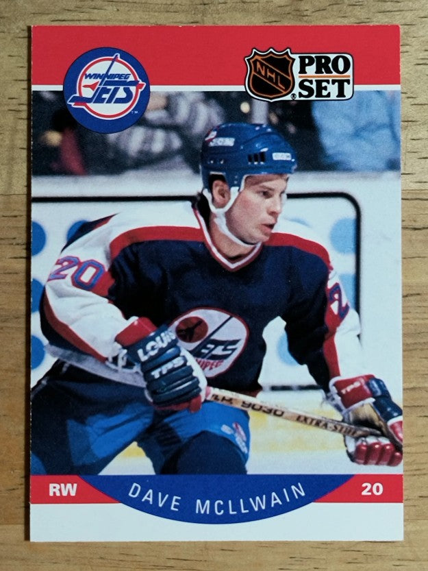1990-91 Pro Set #333 Dave McLlwain