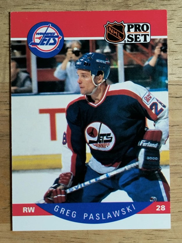 1990-91 Pro Set #336 Greg Paslawski