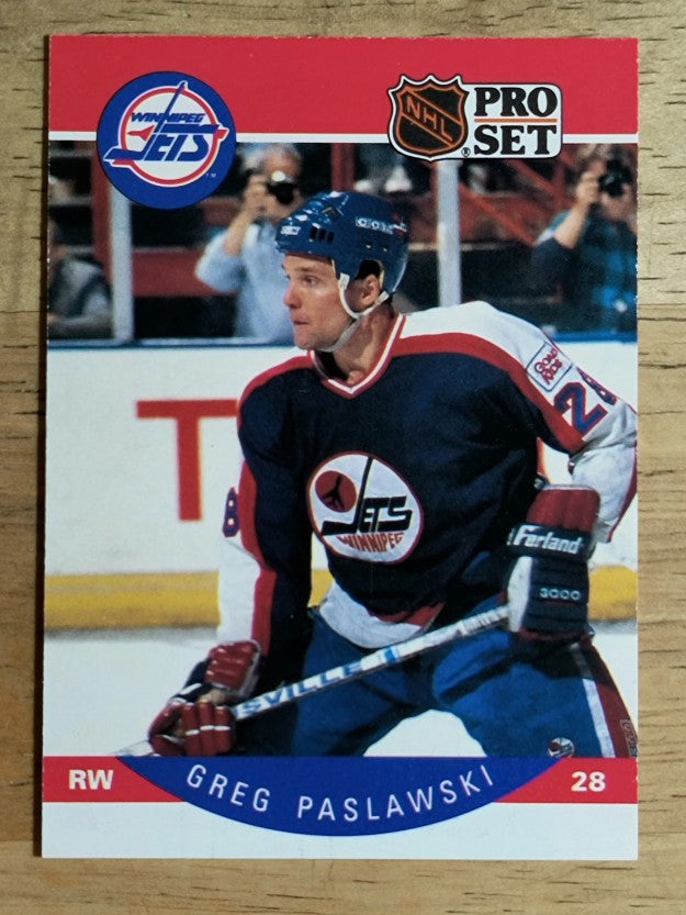 1990-91 Pro Set #336 Greg Paslawski