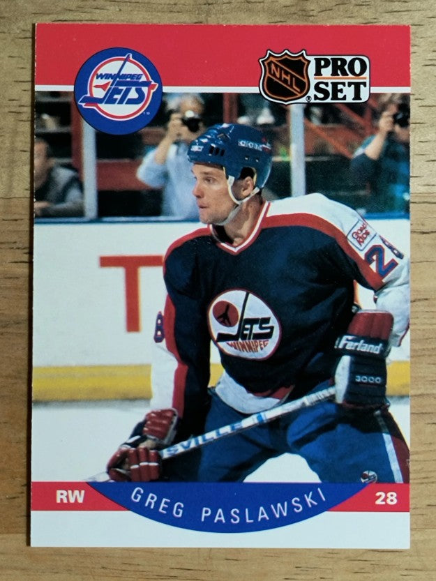 1990-91 Pro Set #336 Greg Paslawski