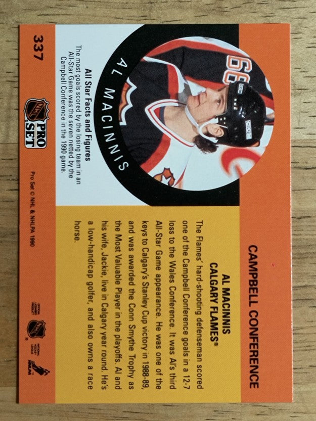 1990-91 Pro Set #337 Al MacInnis AS