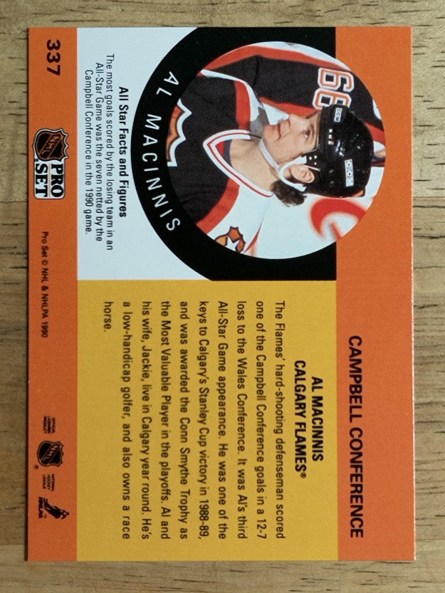 1990-91 Pro Set #337 Al MacInnis AS
