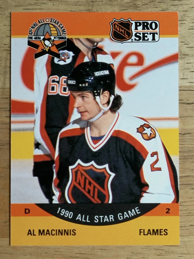 1990-91 Pro Set #337 Al MacInnis AS