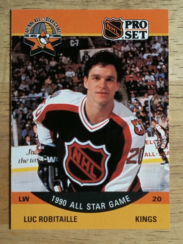 1990-91 Pro Set #341 Luc Robitaille AS