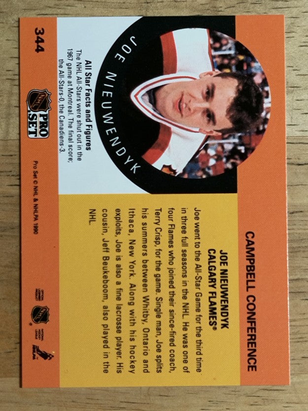 1990-91 Pro Set #344 Joe Nieuwendyk AS