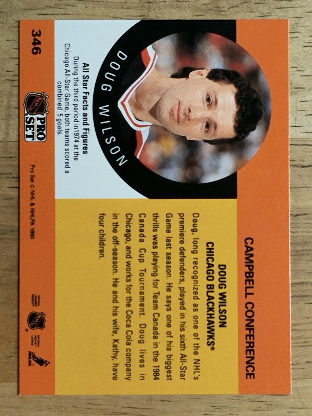 1990-91 Pro Set #346 Doug Wilson AS