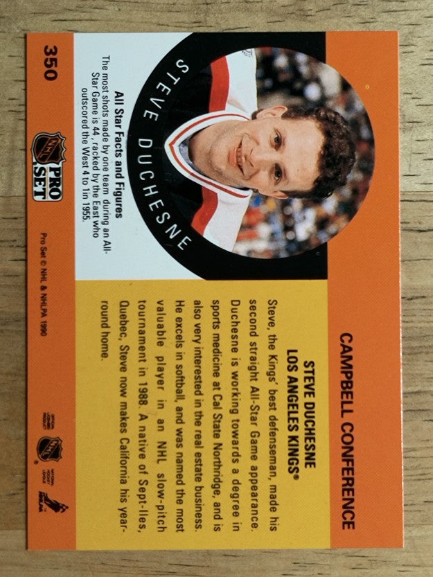 1990-91 Pro Set #350 Steve Duchesne AS