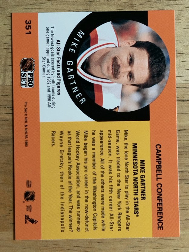 1990-91 Pro Set #351 Mike Gartner AS