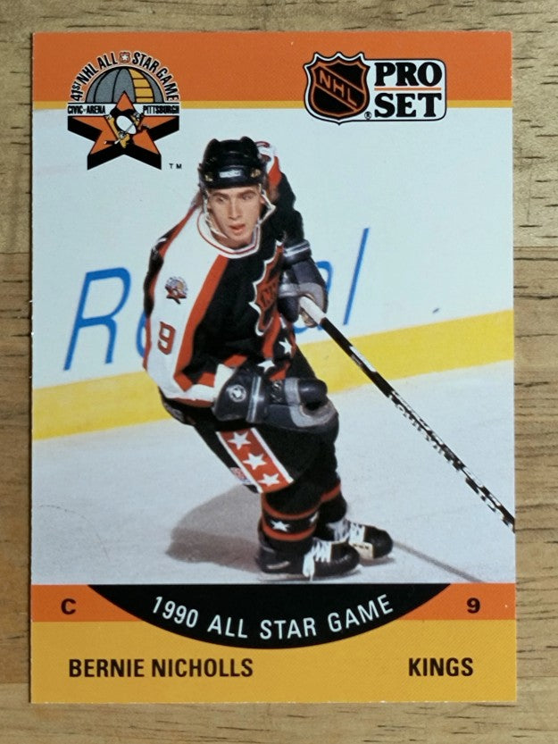 1990-91 Pro Set #352 Bernie Nicholls AS