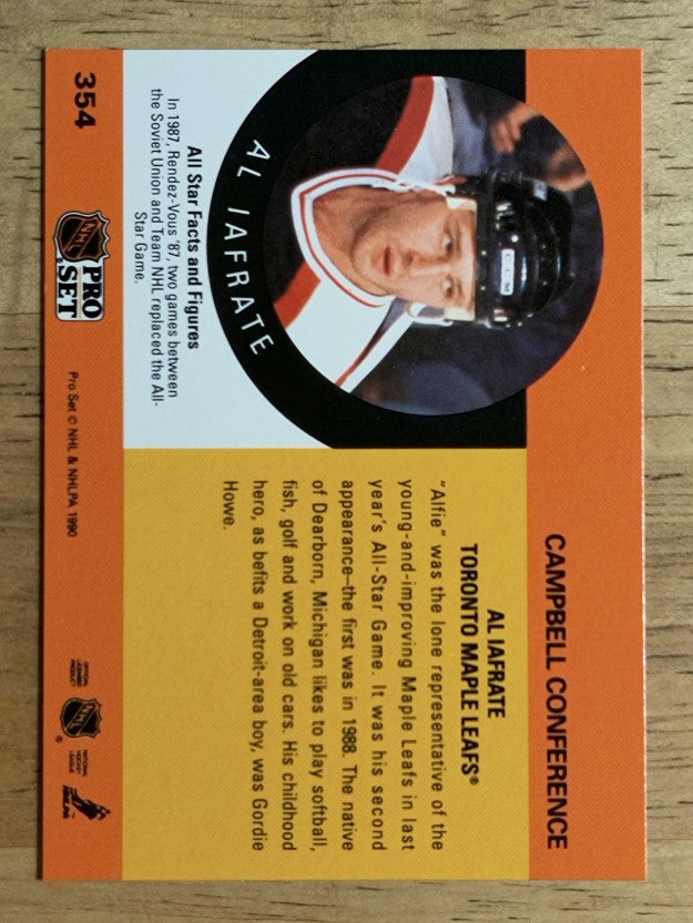 1990-91 Pro Set #354 Al Iafrate AS