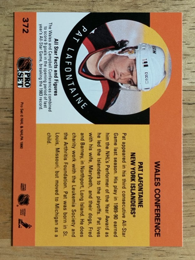 1990-91 Pro Set #372 Pat LaFontaine AS