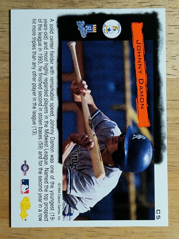 1994 Classic Cream of the Crop #C5 Johnny Damon