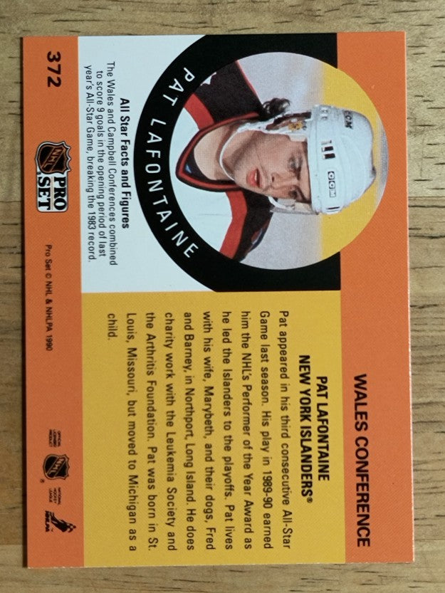 1990-91 Pro Set #372 Pat LaFontaine AS