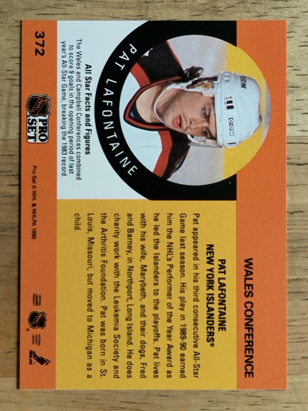 1990-91 Pro Set #372 Pat LaFontaine AS