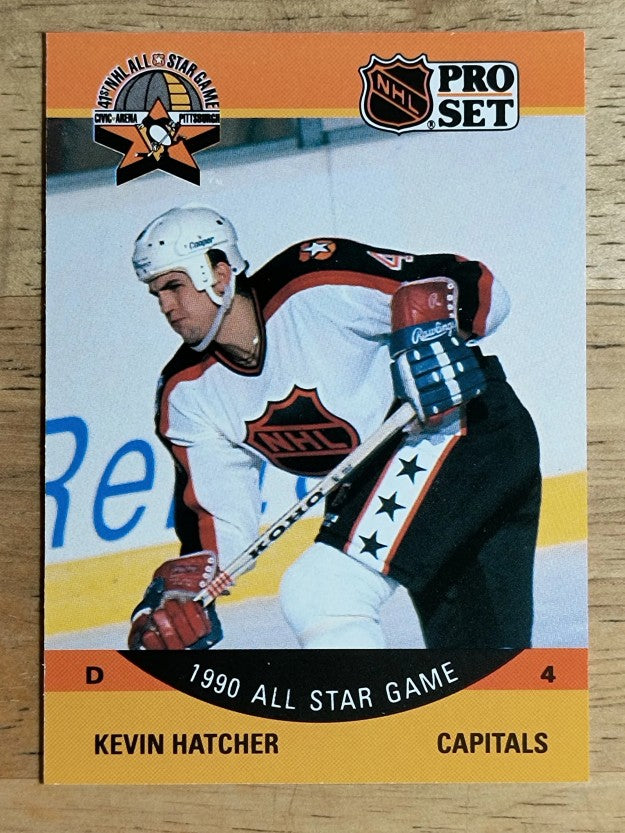 1990-91 Pro Set #376 Kevin Hatcher AS