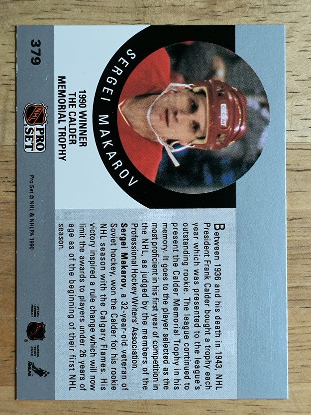 1990-91 Pro Set #379 Sergei Makarov Calder