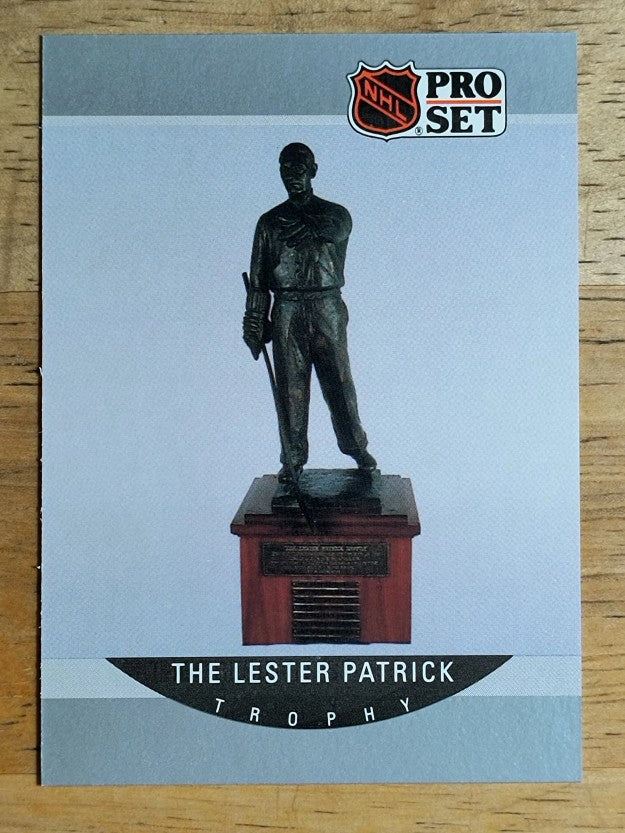 1990-91 Pro Set #385A Len Ceglarski Patrick ERR/NNO back