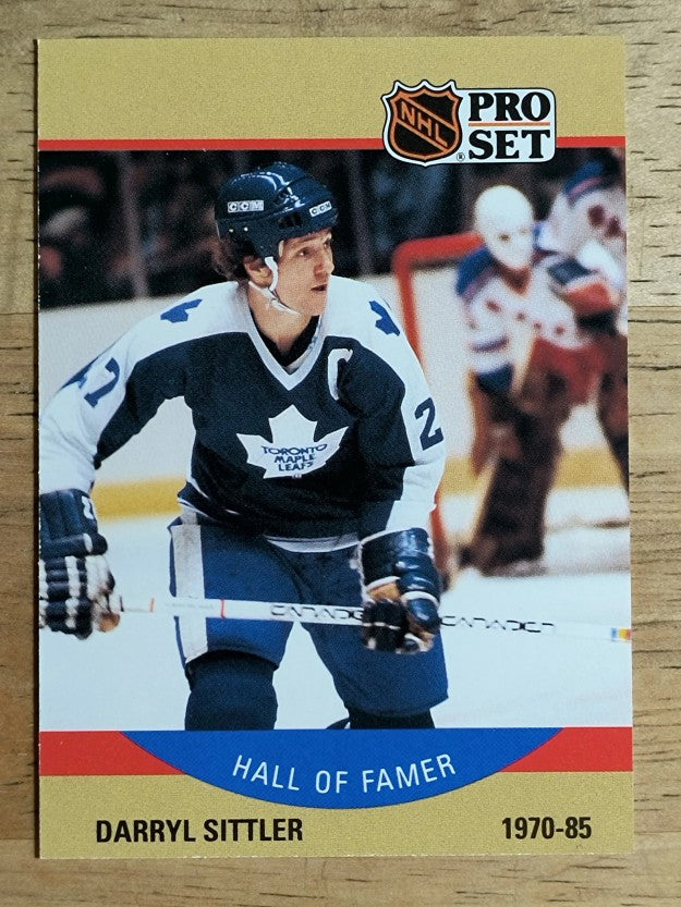 1990-91 Pro Set #404 Darryl Sittler