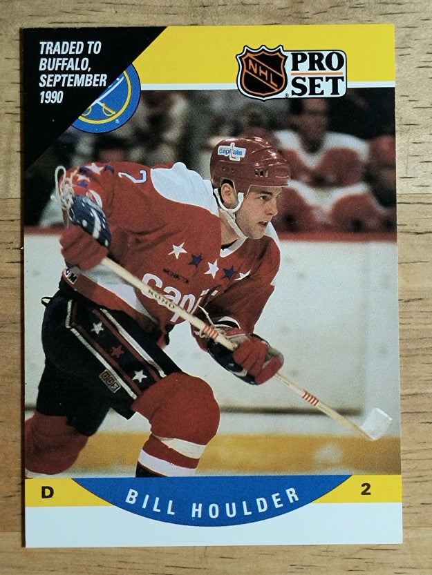 1990-91 Pro Set #417 Bill Houlder RC