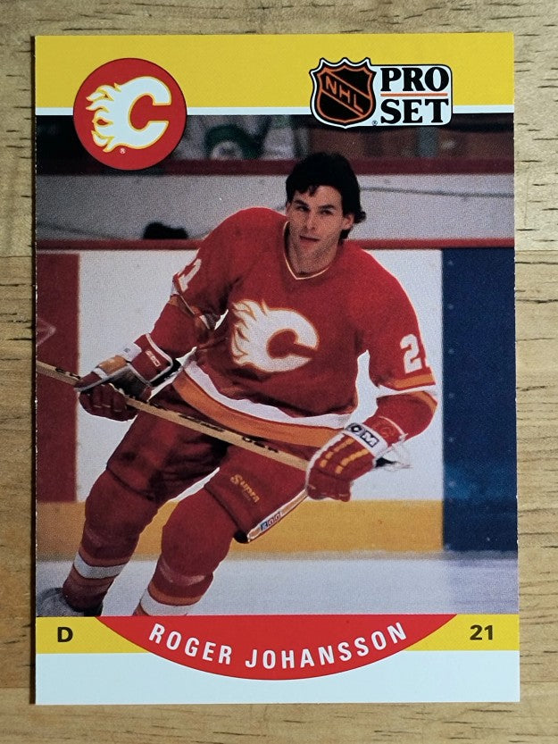 1990-91 Pro Set #424 Roger Johansson RC
