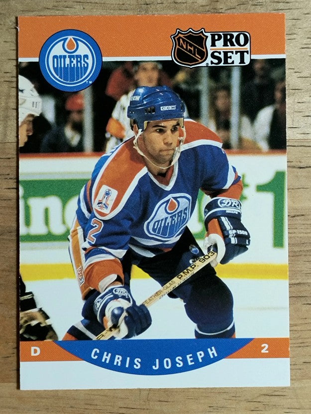 1990-91 Pro Set #443 Chris Joseph RC