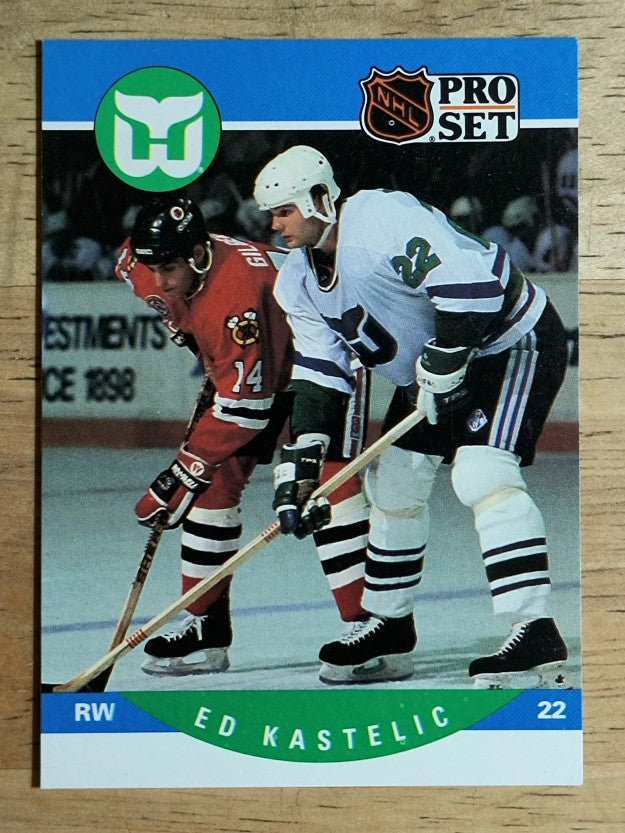 1990-91 Pro Set #450 Ed Kastelic RC