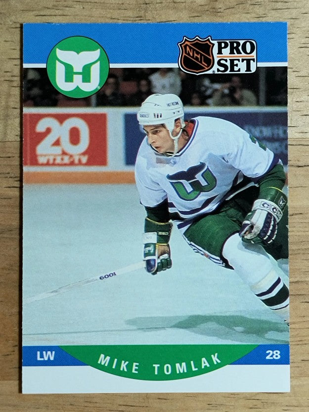 1990-91 Pro Set #452 Mike Tomlak RC