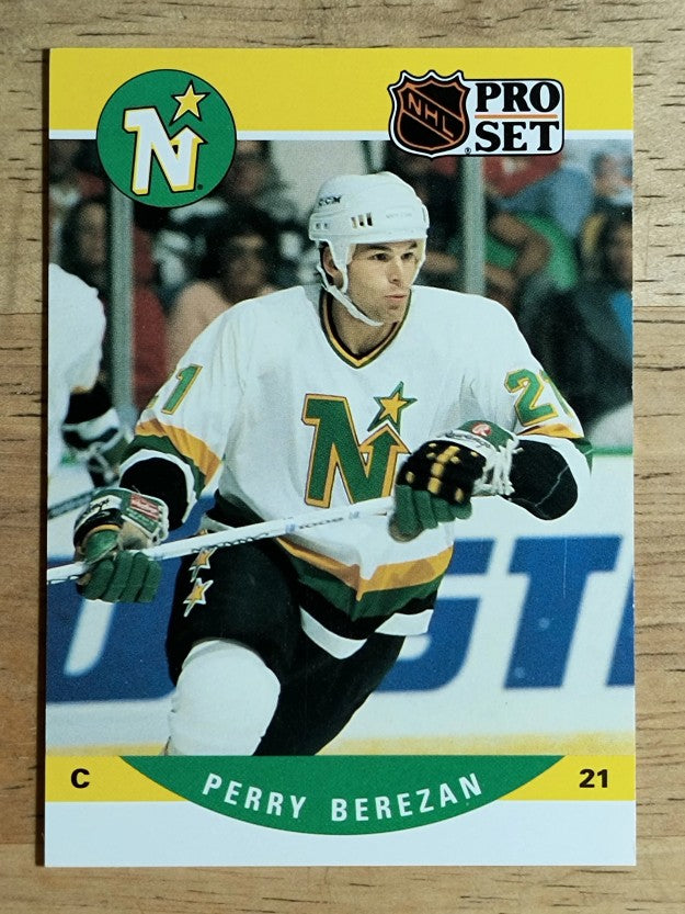 1990-91 Pro Set #459 Perry Berezan RC