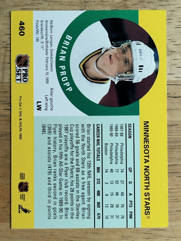 1990-91 Pro Set #460 Brian Propp