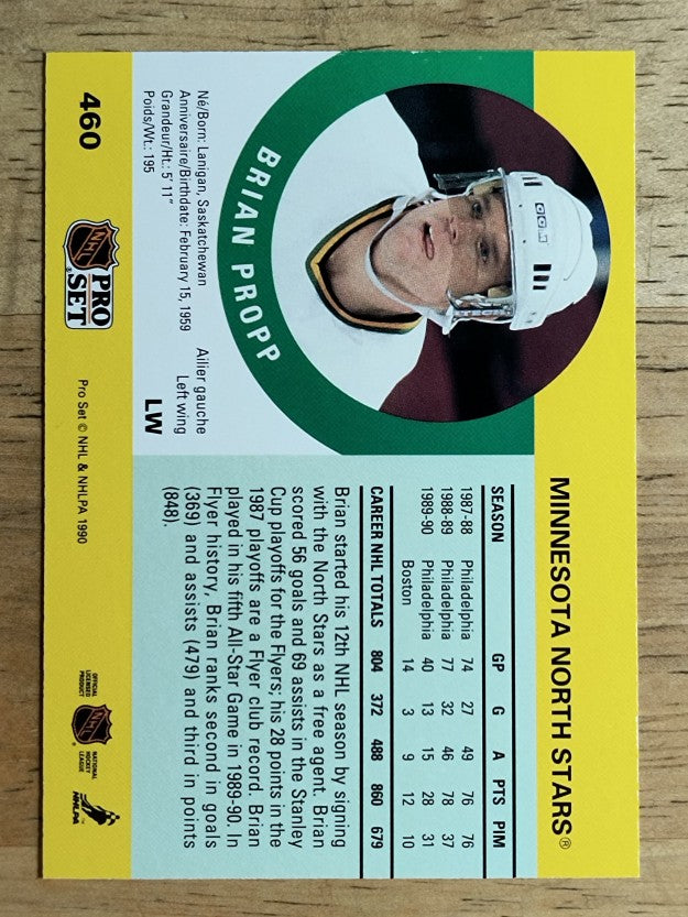 1990-91 Pro Set #460 Brian Propp