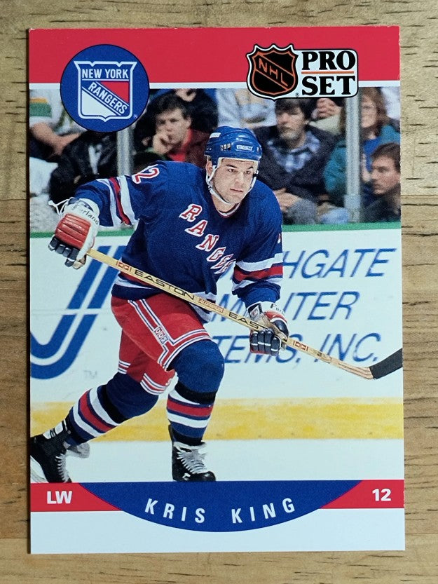 1990-91 Pro Set #491 Kris King RC