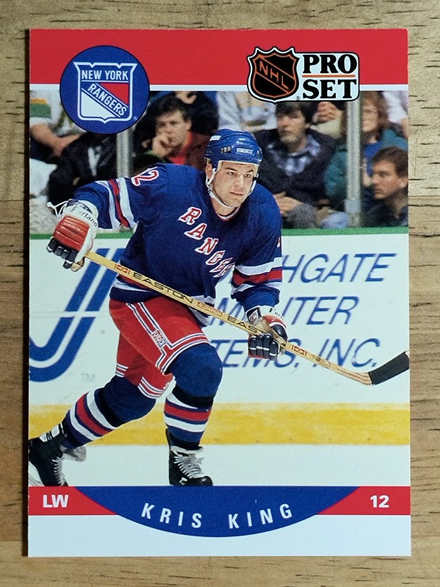 1990-91 Pro Set #491 Kris King RC
