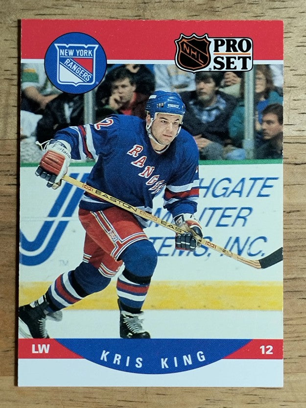 1990-91 Pro Set #491 Kris King RC
