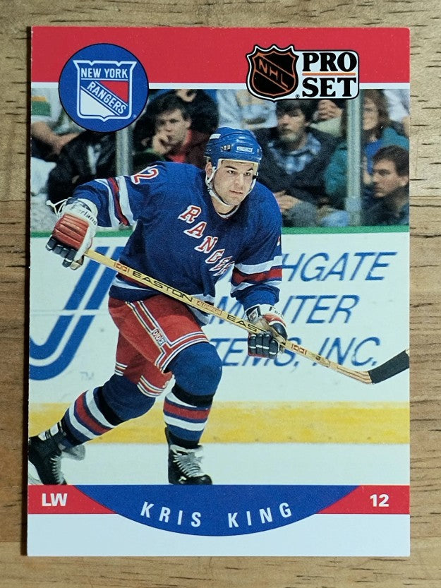 1990-91 Pro Set #491 Kris King RC