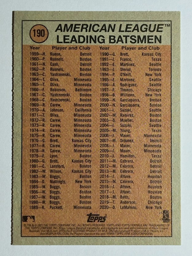2021 Topps Heritage #190 Albert Pujols IA