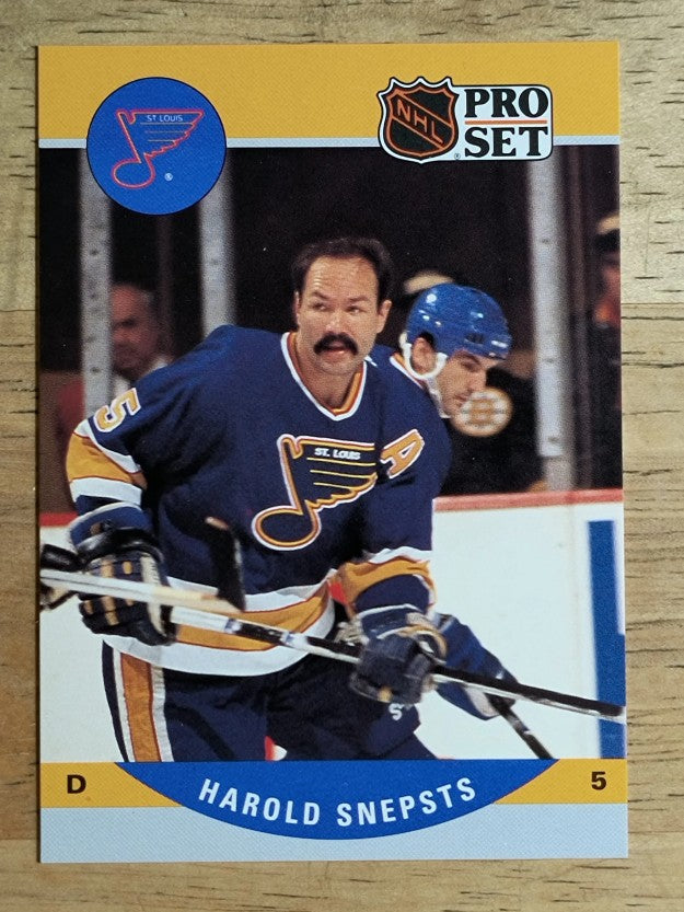 1990-91 Pro Set #527 Harold Snepsts