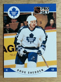 1990-91 Pro Set #542 Doug Shedden