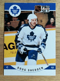 1990-91 Pro Set #542 Doug Shedden