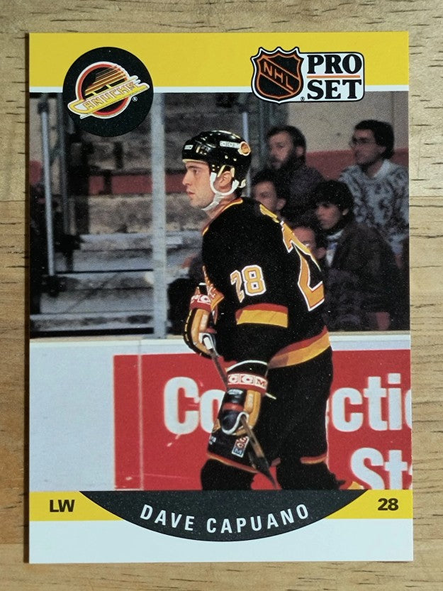 1990-91 Pro Set #543 Dave Capuano RC
