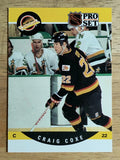 1990-91 Pro Set #544 Craig Coxe RC